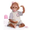 Lalki NPK 45 cm ręcznie robione bardzo szczegółowe malarstwo Reborn Baby Monkey Orangutans Collective Wysoka jakość Art Doll 230816