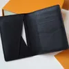 M82573男性豪華な財布デザイナー女性Yayoi Kusama Wallets最高品質の塗装済みキャンバスカードホルダー本革のクレジットポケット財布