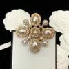 Womens Classic Brooch Pin Suit Dress Pins for Lady Fashion Brand Letter Designer Brooches Jewelry Accessories