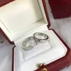 K0 Anel de amor para mulher designer homem diamante diamante fino prata manchada 18k t0p qualidade reproduções oficiais de estilo clássico estilo jóias de luxo de luxo presente 017