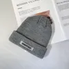Harajuku Mode Männer Schädelkappen gestrickte Hüte Winter Frauen Designer Briefe Hip Hop Stempelte Wolle Mützen Unisex Casquette Winter Bonnet Gorros