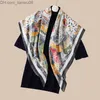 Sarongs Fashion Silk Scarves Women's 2023 New Twill Scarf Tourism Decorative Sunscreen Shawl Live Wholesale Z230817