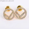 Stud Classic Hoops Stud Diamond Earrings Designers Earring Luxury Designer Jewelry Womens Circle Letter F Studs Love Bracelets Loop Wedding Gifts Z230817