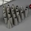 25 Pcs Cream Tips Nozzles Tools Stainless Steel Piping Tip Nozzle Cake DIY Decoration Supplies Baking Dessert Nozzles Tips Tool TH1079