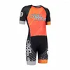 Racing Sets Men Skater Suit Triathlon Bodysuit Skinsuit Speed Roller Skate Riding Speeds Lycra Skating Jumpsuit Skates Apparel