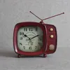 Orologi da tavolo Base TV in ferro battuto vintage Pendulum Pendolum Creative Home soggiorno decorazione Old American Country