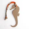 Famous Designer Luxury Real Silk Genuine Leather Seahorse Deer Keychain Backpack Pendant Animal Key Chain Women Bag Charm H0915266Z