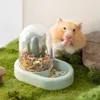 Small Animal Supplies Automatic Hamster Dispenser Rabbit Feeding Pet Food Feeder Bowl Water Accessories 230816