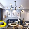 Chandeliers Agnes Branch Creative Luster Vintage Modny salon Lampa rozrywka Nordic G9 METAL METAL żyrandol