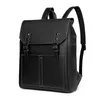 Стиль PU мягкий кожаный рюкзак с рюкзаком с рюкзаком рюкзак Leisure Fashion Computer Bag Men 230817