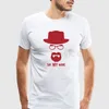 Diga minha letra de letra impressão engraçada Camisetas legais para homens de moda de moda curta