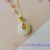 dangle earrings white jade donut for women gemstone 925シルバージュエリーセット中国の石造りのタリスマン彫刻魔術