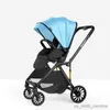 Poussettes # Haut Paysage Baby Poustre 3 en 1 Poussette de luxe pour bébé ensemble nouveau-né le siège d'auto de voiture pliant Absorption d'amortisseur Baby Pram R230817