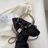 Hobo Luxury Designer Handbag Silk Folds Chain Shoulder Bag Dumpling Shape Crossbody Bags Handbag and Purse Totes Ladies Messenger Bag HKD230817