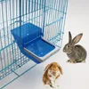 Small Animal Supplies 5Pcs Rabbit Feeder Box Hopper Cage Anti Pickling Feed Trough Rabbits Feeders Food Farm Guinea Pig 230816