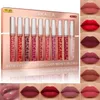 Lipstick Cakaila 10 pcSset Velvet Matte Cup antiadhésif de longue durée Lépres sexy imperméables maquilla maquillajes para mujer 230816