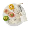 Baking Tools Mooncake Mold Hand Press Stamps Windmill-Flower Pattern Maker Decoration Tool For DIY Pastry Dropship