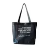 Fashion Style Tote Beach Hülle Frauen Einkaufsnetz -Tasche Weiße Druckstasche Frauen Waschbeutel Kosmetische Make -up Aufbewahrung Mesh Case VIP Geschenk