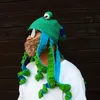 Beanieskull Caps Octopus barba malha de lã chapéu de lã Hand Teave Homem Men Christmas Cosplay Party engraçado complicado de inverno de inverno Casais quentes -gorro Presente 230816