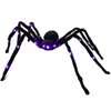 Outros suprimentos para a festa de evento 30 150cm Halloween Decoração aranha Spider Ledinous LED Plush Giant Web Bar Home Housed House Prop Decor 230816