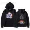 Şarkıcı The Hoody Saatler sonra Til Dawn Fm Müzik Albümü Grafik Sweatshirt Erkek Hip Hop Rock Büyük Boyutu Hoodie Erkek Sokak Giyim T230817