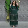 Etnische kleding Perl Dubai Arabische avondjurk Diamond Chiffon Zomertaart