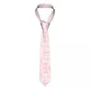 Tinte di prua tinta tintura cravatta uomo donna poliestere da 8 cm collo rosa per accessori magri stretti regalo cravat