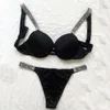 Briefs Panties Lace Underwear Women Push Up Bra Panty 2 Piece Brief Sets Plus Size Sexy Seamless Lingerie Set 230817