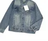 Kvinnors jackor designer chan ny 2023 jacka kvinnor cccc jean plus size mode bokstav metall spänne denim fritid cardigan n9dw