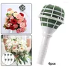 Flores decorativas de 6 peças Bouquet Stand Floral Handle Supplies Decorações