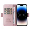 Slim Magnetic Flip Leather Vogue Phone Case for iPhone 15 14 13 12 Pro Max Samsung Galaxy S22 S23 Ultra A13 A24 A34 A54 5G S23FE Multiple Card Slots Wallet Kickstand Shell