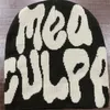 MEA CULPA HACCHI CAP CELLA CANSE BEANIE CULPAS CONTANTE INVERNO LUXE ASTRESTRABILE ASTRESTRABILE VIAGGIO GIORNO FUN FUN GIORNO COLD PROOCO DESIGNER SOFT MARDO PER UN U da Uomo Warm MZ09