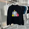 Herrtröjor tröjor designer pumpa serie tröja män kvinnor långärmad t -shirt rund nacke hoodie paljett tröja mäns överdimensionerade tröjor tröjor