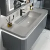 Combinación del gabinete del fregadero del fregadero de baño combinación de mesa de lavado de mano de mesa simple