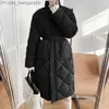 Parkas pour femmes Collier de position d'hiver décontractée pour femmes Argyle Modèle surdimensionné surdimension