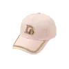 Ball Caps 2023 Fashion Letters DD Rhinestone Baseball Cap Spring en Autumn Koreaanse versie van de Sunshade Hoed voor dames buiten