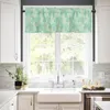Curtain Sea Waves Texture Bohemia Short Curtains Kitchen Cafe Wine Cabinet Door Window Small Wardrobe Home Decor Drapes