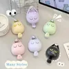 Hooks Rails Cat Hanger Rack Cute Winking Strong Wall Self Adhesive Clothes Hat Scarf Key Hangers Creative Home Decoration Holder 230817