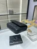 10a Super Original Quality Iuinel Leather Mini Woc Plånbok med Box Luxurys Designers Plånbok Fashion Caviar Womens Plånbok Purese Kreditkortshållare Passport Holdne