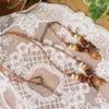 Pendant Necklaces Ins Vintage Forest Wood Beads Creative Handmade Hazelnut Necklace Bracelet Women Ethnic Jewelry Gifts For Girls