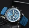 Orologio Cho Cho Mens Quartz Movement Watches 크로노 그래프 손목 시계 슈퍼 빛나는 감시력 가죽 스트랩 고급스러운 남자 시계 선물 아버지