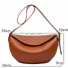 Hobo Women Soft Natural Cowhide Schoudertassen Echte lederen dames Handtassen Mode Luxury Brand Vrouwelijke messenger tas Tote Sac HKD230817