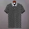 2023 Spring Luxury Italy Men T-Shirt Designer Polo Shirts High Street letter Printing Clothing Mens Brand Polo Shirt M-3XL