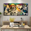 Paintings Guernica By Picasso Canvas Reproductions Famous Wall Art Posters And Prints Pictures Home Decor 230816