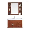 Bathroom Sink Faucets Oak Cabinet Combination Solid Wood Table Wash Face Basin Floor Type