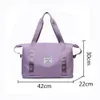 Backpacking Packs Fashion Women Tote Travel Bagage Bag Multifunktionella avslappnade duffelväskor Oxford stor kapacitet för shopping Fitness Gym 230816