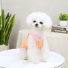 Roupas de vestuário para cães Primavera e verão Fino colete para animais de estimação Cartoon Bordous Suspenders Woman