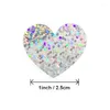 Gift Wrap 500pcs Heart Shape Valentine's Day Stickers Pentagram/ Round Adhesive Label For DIY Birthday Party Handmade Decoration 25mm