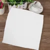 Table Napkin -10Pcs Polyester Fabric 18.5 X 18.5Inch (47 47 Cm) Solid Machine Washable Napkins For Holiday Dinner White