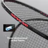 Diğer Spor Malzemeleri Profesyonel Şok Emilim Maksimum Gerilim 33lbs Tam Karbon Fiber Badminton Raketleri Torbalar Dizeleri Ultralight 4U 82G Raket 230816